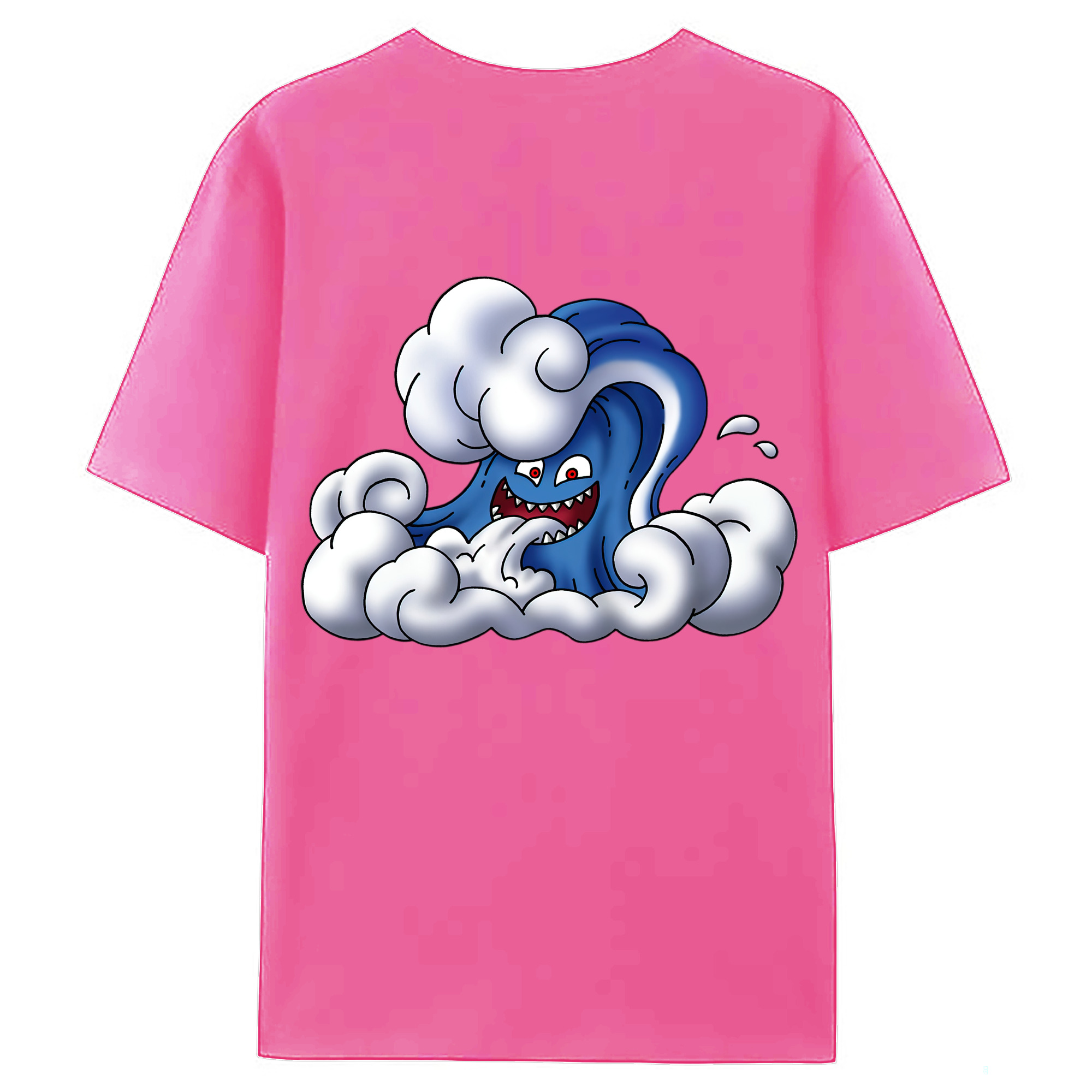 （画像用） ドラゴンクエスト Doragon Kuesuto Dragon Quest レディース半袖Tシャツ(バックプリント)